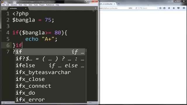 PHP Tutorial for Beginners | Bangla Tutorial | if else elseif Statements смотреть онлайн