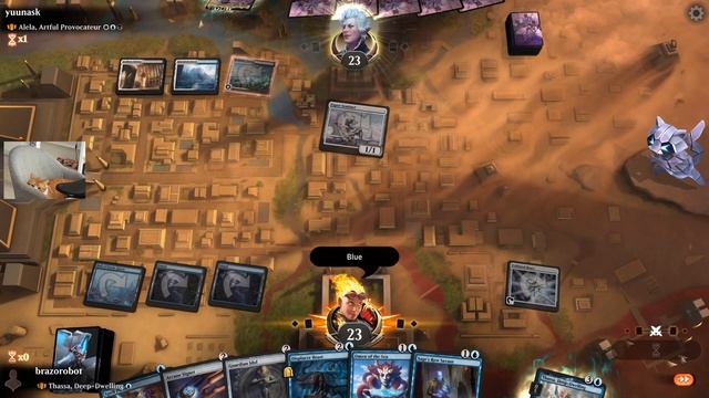 BOUNCE YOUR CREATURE, BLINK, BOUNCE ANOTHERONE ? - Thassa Commander - Historic Brawl - MTG Arena смотреть онлайн