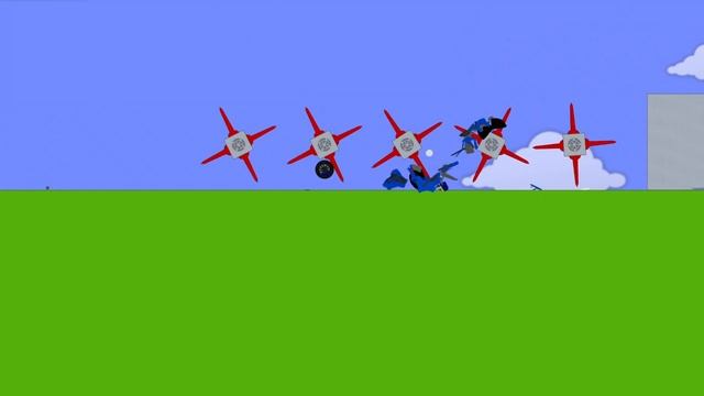 Cars vs Spike Spinners - Algodoo Crazy Car Crash Test смотреть онлайн