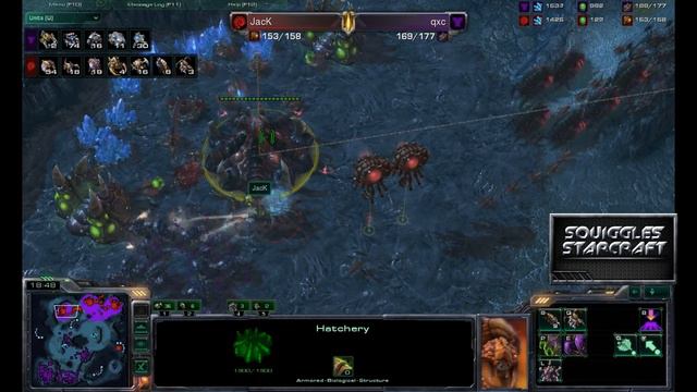 (HD) qxc vs JacK p2 TvZ xel naga caverns Starcraft 2 смотреть онлайн