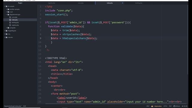 REGISTER AND LOGIN VALIDATION | PHP | MySQL смотреть онлайн