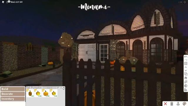 Roblox Bloxburg - No Gamepass Victorian Halloween House - Minami Oroi смотреть онлайн