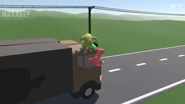 Gang Beasts Смешные моменты (перевод) - Красная курица (VanossGaming)