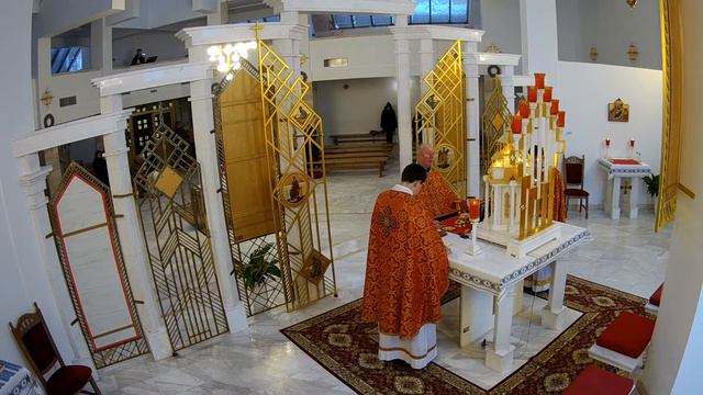 Субота. Свята Літургія та панахида. [19 листопада, 08:00] смотреть онлайн