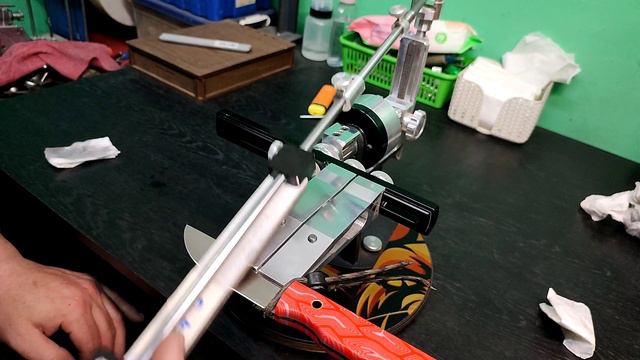 Тестовые абразивы. Заточка Elmax. Порошковая нержавейка. смотреть онлайн