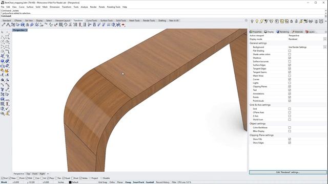 Materials and texture mapping in Rhino 6 for Windows смотреть онлайн