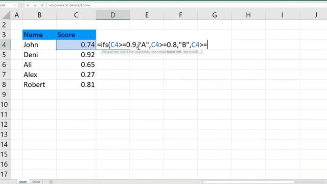 IFS Function : Clever analysts use IFS in Excel смотреть онлайн