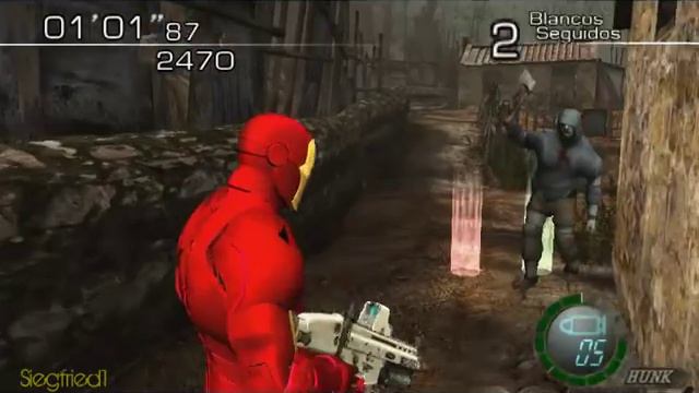 Resident Evil 4 PC - PLAY AS IRONMAN (MVC3) смотреть онлайн