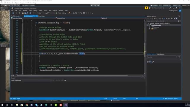 Unity Object Pooling: Bullet Holes (GameDevHQ) смотреть онлайн