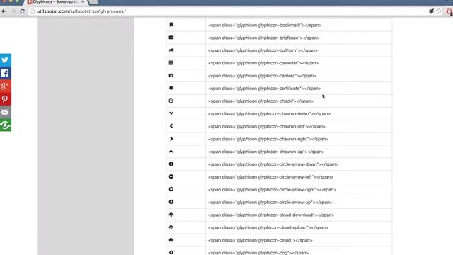 Bootstrap Glyphicon смотреть онлайн
