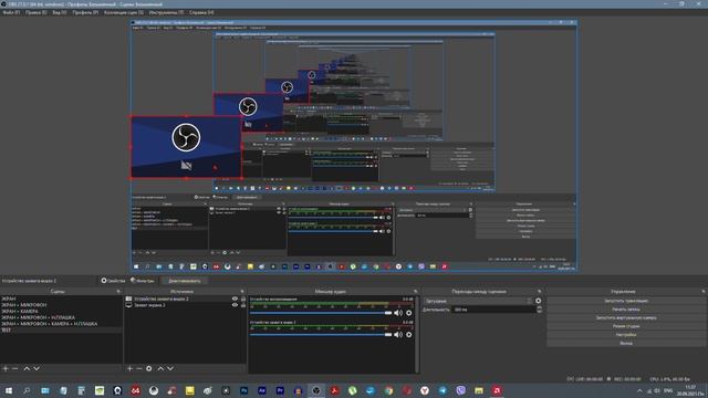 Настройка для записи экрана в OBS STUDIO в 2021 году. смотреть онлайн