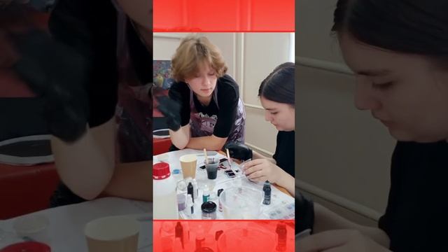 Мастер-класс по эпоксидной смоле. Техника "Космос". смотреть онлайн