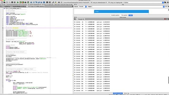 Time Series Forecasting in Python - ARIMA model using lynx dataset смотреть онлайн