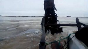Буран с двигателем Lifan15.Опасная поездка,