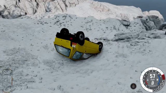 ЗИМНИЙ ХАСАН НА БЕЗУМНОЙ ОКЕ! | BeamNG.Drive смотреть онлайн