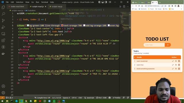 How to make a Todo List App using ReactJS смотреть онлайн