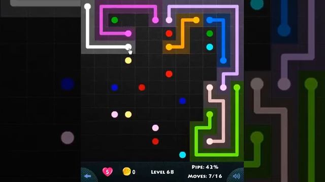 flow game facebook - jumbo pack level 68 Connect the dots смотреть онлайн