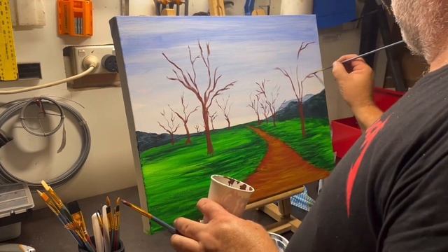 2 hour Painting “The Road Home” смотреть онлайн