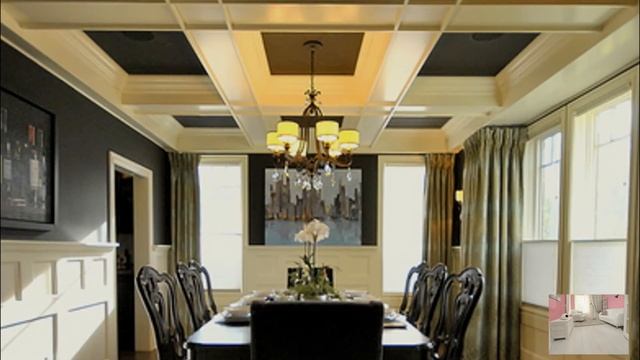 Кессонный потолок в интерьере смотреть онлайн