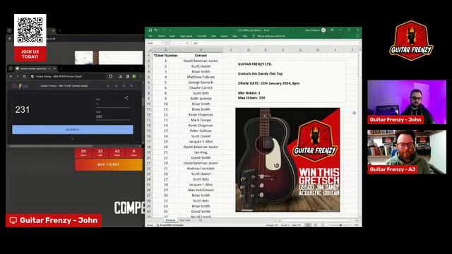 Guitar Frenzy Live Stream Event смотреть онлайн