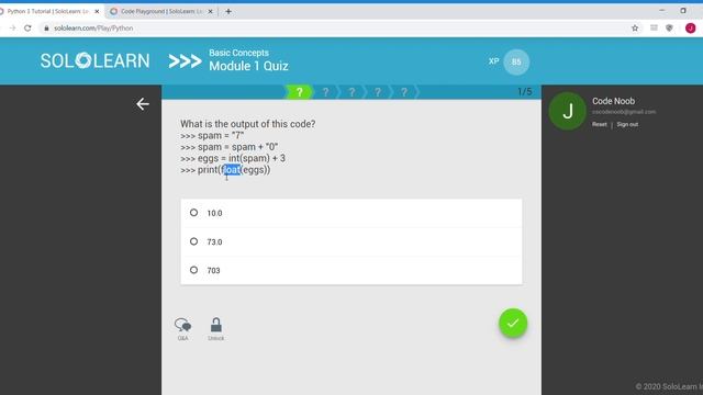 Using an editor in Python | Solo Learn Module 1 Quiz | Coding for Beginners | Day 4 Part 2 смотреть онлайн