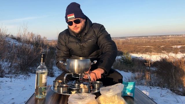 СЫРНОЕ ФОНДЮ НА ПРИРОДЕ от ДЯДИ ДИМЫ смотреть онлайн