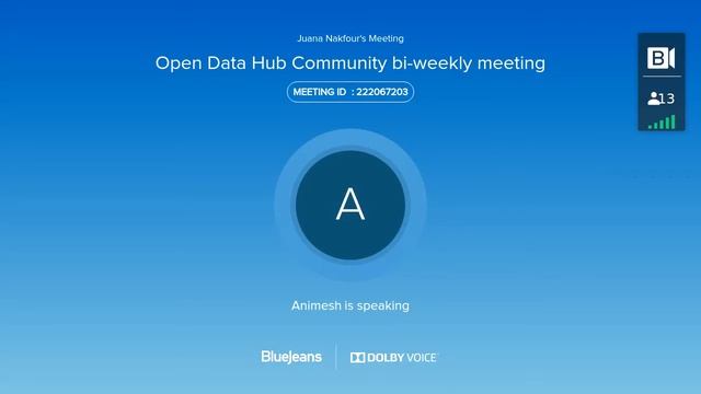 OpenDataHub Meet Up - Meeting - Monday July 12th, 2021 смотреть онлайн