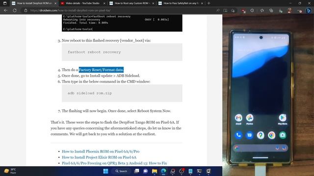 Install Derpfest ROM on Pixel 6A | Root via Magisk | Pass SafetyNet Test смотреть онлайн