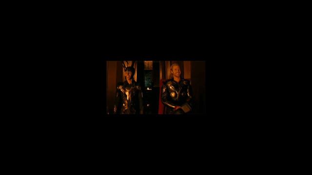 Loki Laufeyson and Thor Odinson (Chris Hemsworth and Tom Hiddleston) are Laughing |THORKI GIF| смотреть онлайн