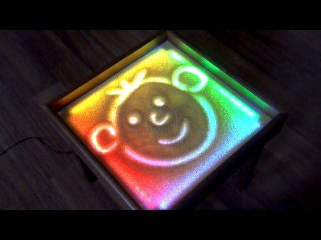 Building a children's light table for drawing / Изготовление детского столика для рисования смотреть онлайн