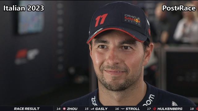 Sergio Perez Post Race P2! @ Italian GP 2023! Off Track! смотреть онлайн