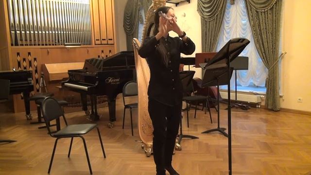 А. Онеггер. "Танец козочки" для флейты соло. смотреть онлайн