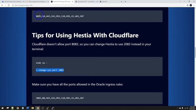 HestiaCP with Cloudflare - Web and Email setup on Oracle Cloud смотреть онлайн