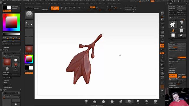 18. Zbrush. Орнаменты. Царская копейка (часть4) . Уроки самообучения смотреть онлайн