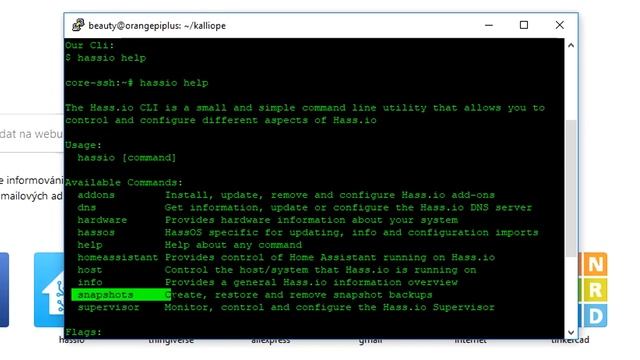 SNAPSHOTY - vytvoření a obnovení ze ZÁLOHY - Home Assistant смотреть онлайн
