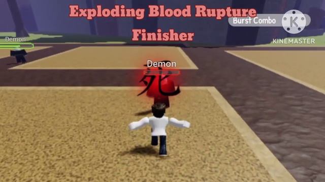 Bursting Blood Art Showcase in Slayer Tycoon (Roblox) смотреть онлайн