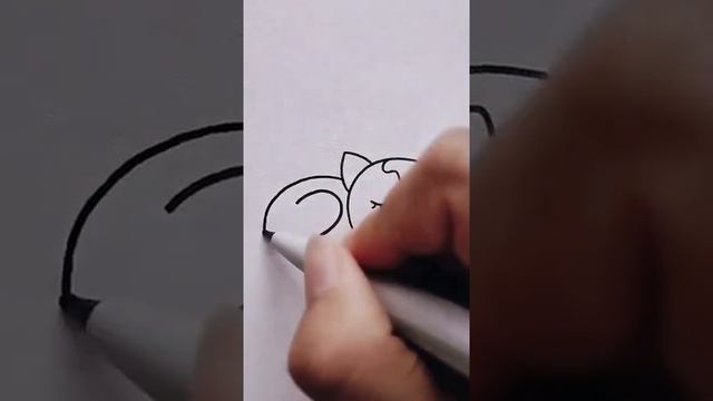 Easy cat cat draw with 200 смотреть онлайн