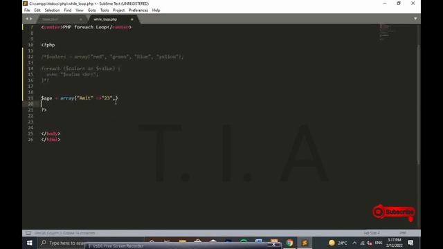 php foreach loop हिंदी || How to use foreach loop in php смотреть онлайн