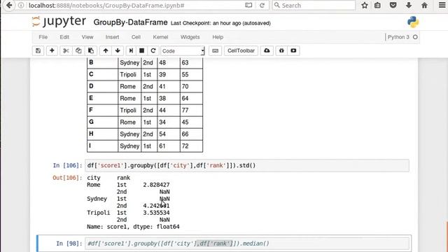33- Pandas DataFrames: GroupBy .. Apply Operations and Functions смотреть онлайн