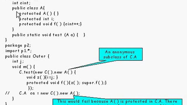 Java Tutorial 23.03: Anonymous classes смотреть онлайн