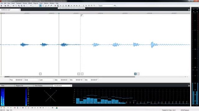 SOUND FORGE Audio Studio 12 – Slice and Crossfade editing Tutorial смотреть онлайн