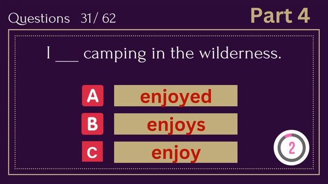 Present Simple Quiz Part 4 : A Comprehensive Quiz For English Learners | 99.9 % Fail  #englishquiz
