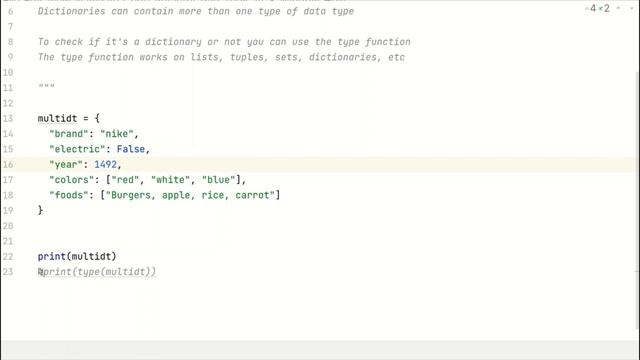 Python with Anvita #79 - Python for beginners - Dictionaries - multidata смотреть онлайн