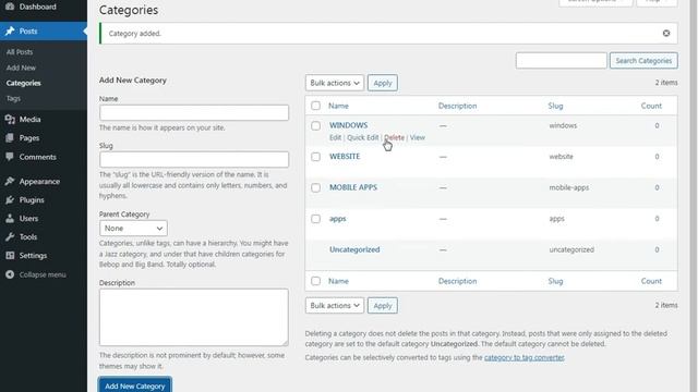 How to Create Category in Wordpress/How To Add Product Categories/ смотреть онлайн