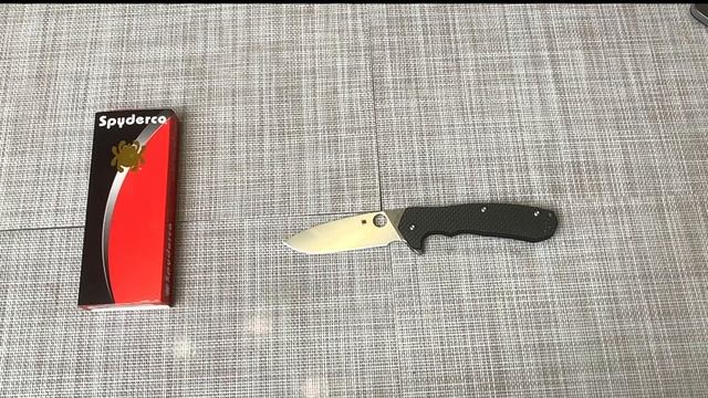 Обзор Spyderco Amalgam. Складной нож Spyderco Amalgam C234CFP.  Характеристики Спайдерко Амальгам.