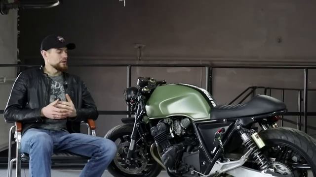 Мотоцикл своими руками/Cafe Racer CB400 смотреть онлайн
