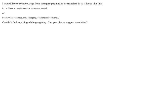 Wordpress: Removin /page/2 from pagination смотреть онлайн