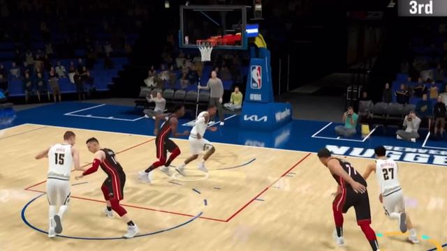 Jamal Murray (Highlight) Maimi Heats vs Denver Nuggets NBA 2K23 Arcade Edition смотреть онлайн