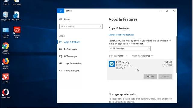 Uninstall ESET NOD32 Antivirus 11 on Windows 10 Creators Update смотреть онлайн