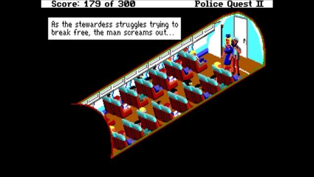 Let's Play Police Quest 2: The Vengeance (Part 10: An Uneventful Plane Ride) смотреть онлайн